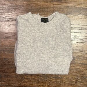 Charter Club Gray Crew Neck Sweater